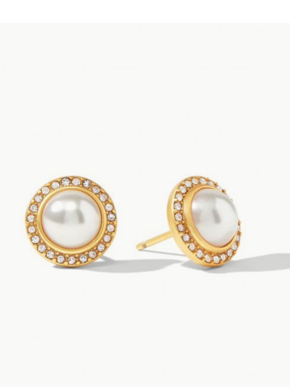Julie Vos Odette Pearl Stud Earrings